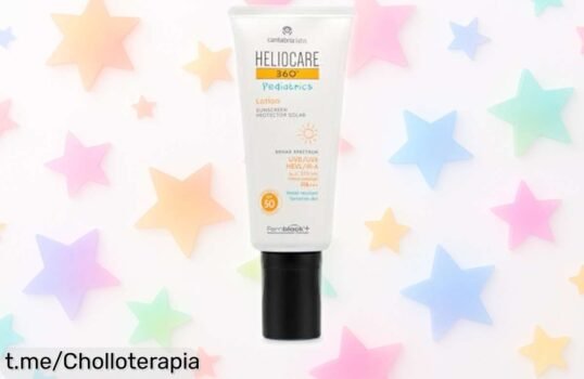 Loción fotoprotectora para niños Heliocare 360º Pediatrics: chollo ligero y resistente al agua que protege y cuida la piel sensible sin pegajosidad, ¡aprovéchalo ya!