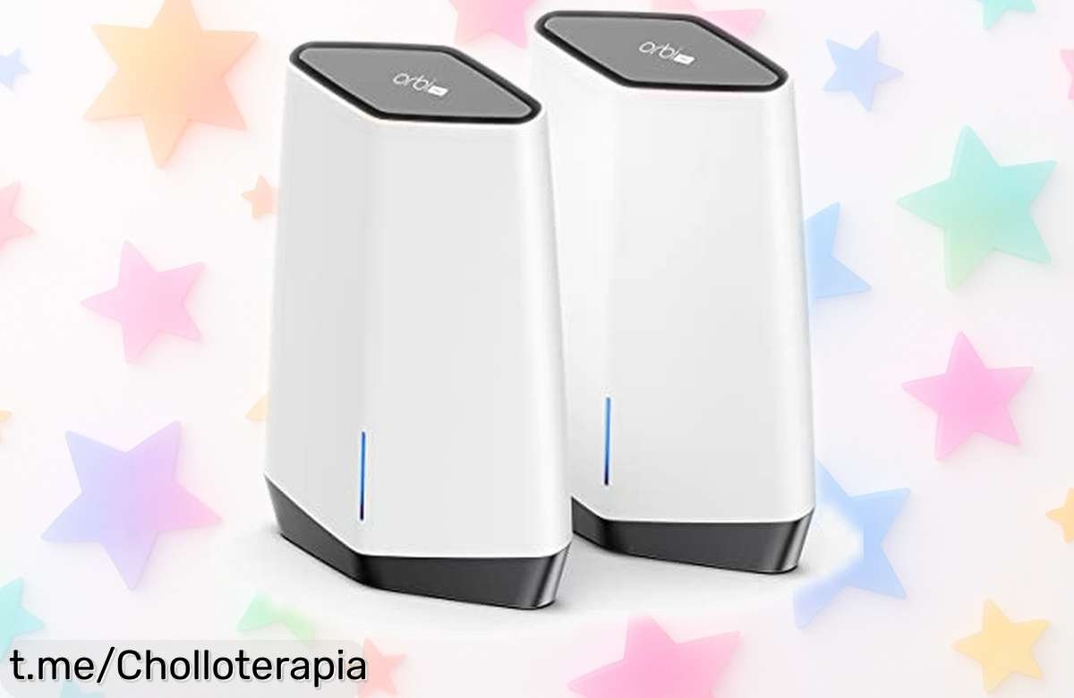 Potente sistema Mesh WiFi 6 de NETGEAR SK80 que cubre hasta 400 m², ¡conéctate sin cortes y disfruta del mejor streaming! Aprovecha este ofertón brutal antes de que se acabe.