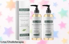 Aceite de colágeno Collagen Oil: ¡2 unidades para una piel radiante y sin estrías! No dejes pasar este ofertón increíble que cuida tu belleza hoy.
