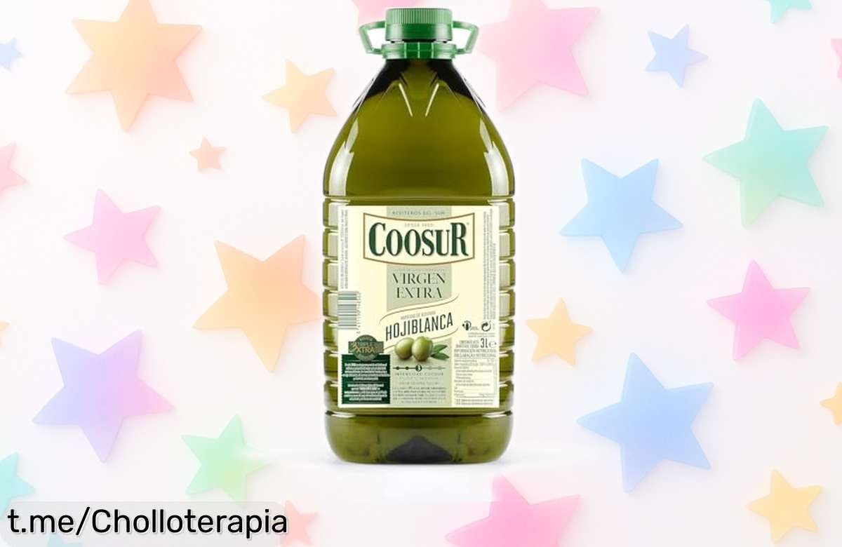 Aceite de oliva virgen extra COOSUR Hojiblanca 3 litros a un precio regalado, sabor suave que hará volar tus platos ¡aprovecha esta oferta antes de que desaparezca!