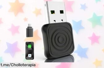 Adaptador universal Thalire para conectar tu móvil al coche: ¡ofertón impresionante que hará tus viajes mucho más divertidos y fáciles! No dejes pasar esta oportunidad única.
