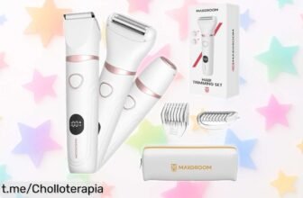 Afeitadora eléctrica MAXGROOM 3 en 1, la revolución del afeitado que esperabas: adiós tirones y cuida tu piel. ¡No dejes escapar esta oferta increíble ahora mismo!