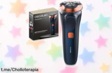 Afeitadora eléctrica rotativa Cecotec PrecisionCare Elite Smart, un chollazo con cabezal 3D y autonomía de 90 min. ¡No dejes escapar esta oferta que no se repite!