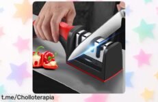 Afilador de cuchillos 3 en 1, ¡deja tus herramientas como nuevas a un precio desquiciado! No te quedes sin él y disfruta cocinando cada día.