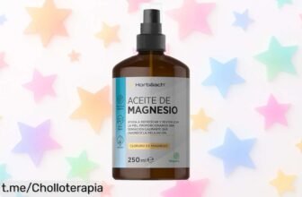 Alivio inmediato para piernas inquietas: Spray de aceite de magnesio Horbaach a un precio que no creías, ¡no te lo pienses más y siente la diferencia!