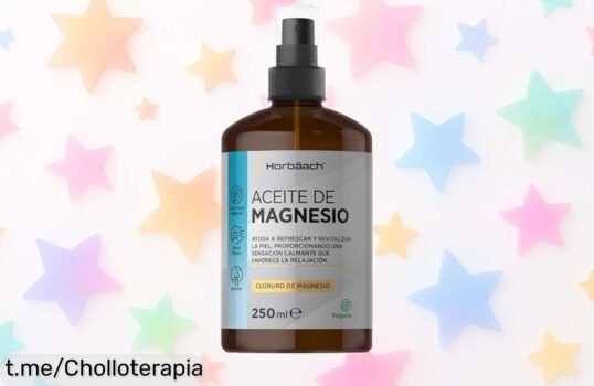Alivio inmediato para piernas inquietas: Spray de aceite de magnesio Horbaach a un precio que no creías, ¡no te lo pienses más y siente la diferencia!