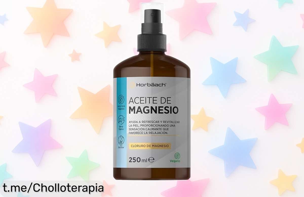 Alivio inmediato para piernas inquietas: Spray de aceite de magnesio Horbaach a un precio que no creías, ¡no te lo pienses más y siente la diferencia!