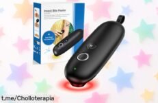 Alivio instantáneo para picaduras: el portatil que quita la picazón sin químicos, olvidate del mal rato y aprovecha este super chollo antes de que se acabe.