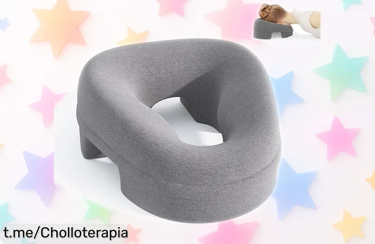 Almohada de masaje SI SEN para dormir boca abajo que alivia tu cuello y hombros a un precio rebajado, ¡no te quedes sin la comodidad que mereces!