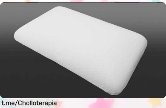 Almohada viscoelástica Vida10: el ofertón que te hará dormir como un rey, ¡despierta sin molestias ni bichos! Aprovecha este cita y transforma tus noches ya.