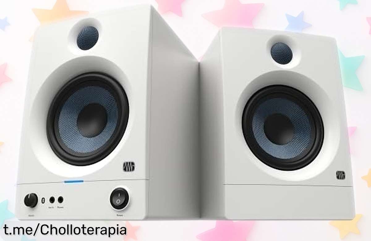 Altavoces activos PreSonus Eris 5BT Gen 2: sonido nítido y graves potentes a un precio de escándalo que no se repite, ¡hazte con ellos antes que desaparezcan!