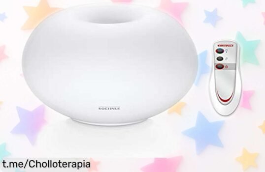 Ambientador eléctrico Soehnle Difusor Milano Plus con luces LED y 6 horas de aroma: ¡ofertón para darle buen rollo a tu hogar! ¡Hazlo tuyo antes que se agote!
