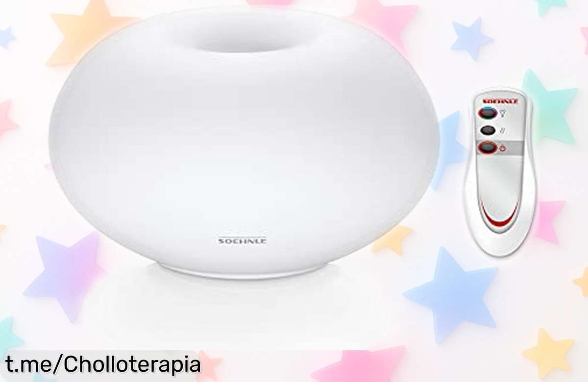 Ambientador eléctrico Soehnle Difusor Milano Plus con luces LED y 6 horas de aroma: ¡ofertón para darle buen rollo a tu hogar! ¡Hazlo tuyo antes que se agote!