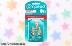 Ampollas COMPEED en pack de 5 que alivian el dolor al instante y se quedan fijas sin despegarse, ¡aprovéchate del precio regalado y cuida tus pies ya!