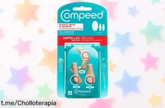 Ampollas COMPEED en pack de 5 que alivian el dolor al instante y se quedan fijas sin despegarse, ¡aprovéchate del precio regalado y cuida tus pies ya!
