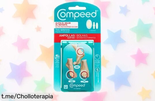 Ampollas COMPEED en pack de 5 que alivian el dolor al instante y se quedan fijas sin despegarse, ¡aprovéchate del precio regalado y cuida tus pies ya!