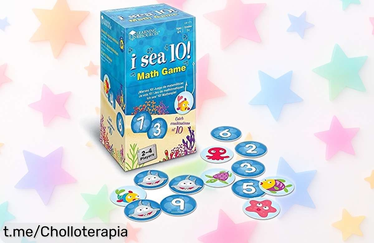 Aprende y juega en pareja con el increíble juego Learning Resources I Sea 10, ¡un ofertón que garantiza diversión y conexión! No dejes pasar esta oportunidad única.