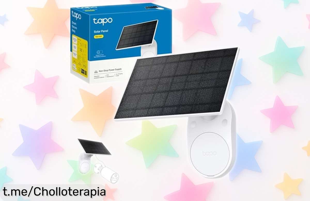 Aprovecha el ofertón del panel solar Tapo A201 para cámaras, resistencia al agua y energía constante donde quieras; ¡no dejes pasar esta oportunidad!