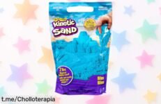 Arena mágica Kinetic Sand de 907 g, ¡el super chollo para que los peques moldeen y se diviertan sin mancharse las manos! No dejes pasar esta oportunidad única.