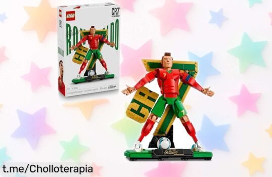 Asombrosa maqueta 3D de Cristiano Ronaldo en dos poses, ideal para decorar tu habitación. ¡Aprovecha este súper chollo y hazte fanático a lo grande!