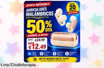 Auriculares deportivos inalámbricos con cancelación de ruido y 40 horas de batería a precio de risa, ¡escucha tu música favorita sin límites mientras te mueves!