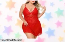 Babydoll sexy Niwicee con encaje y tul a precio escandalosamente bajo, ¡haz que tus noches sean inolvidables! ¡Llévatelo antes de que se agote!