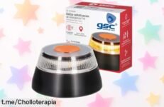 Baliza de emergencia GSC Evolution V16 con geolocalización y encendido automático. ¡Ofertón para ganar tranquilidad en tu coche antes de que sea obligatorio!