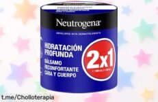 Bálsamo hidratante Neutrogena Fórmula Noruega pack 2x300 ml, precio de ganga y piel suave hasta 72 horas; ¡no te lo pienses más y cuida tu piel hoy mismo!