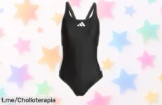 Bañador de mujer adidas 3 Stripes que realza tu figura y te permite moverte a tus anchas, ahora en un chollazo con precio rebajado que no podrás dejar pasar.
