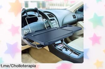 Bandeja para volante y reposacabezas Xergur, el chollazo que te facilita comer o trabajar en el coche sin líos: ¡aprovecha esta rebaja increíble y transforma tus viajes!