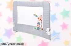 Barandilla de seguridad para cama Interbaby Barrera Alta, protección ideal para los peques a un precio increíble, ¡no te lo puedes perder!
