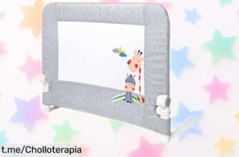 Barandilla de seguridad para cama Interbaby Barrera Alta, protección ideal para los peques a un precio increíble, ¡no te lo puedes perder!