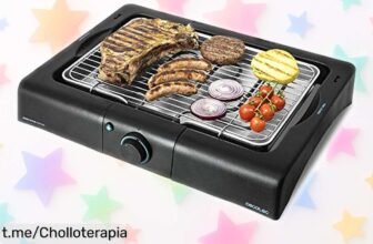 Barbacoa eléctrica de sobremesa Cecotec PerfectSteak 4200 Way a un precio escandaloso: asados rápidos y limpieza fácil, ¡no te la puedes perder!