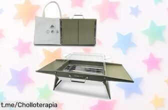 Barbacoa portátil Charmline: aprovecha este chollazo para tus comidas outdoor, ¡rebajada a un precio loco que no puedes dejar escapar!
