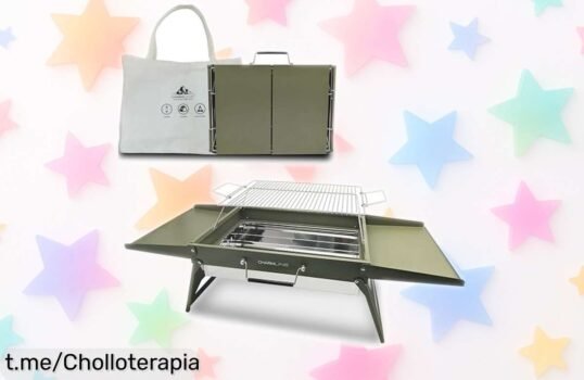 Barbacoa portátil Charmline: aprovecha este chollazo para tus comidas outdoor, ¡rebajada a un precio loco que no puedes dejar escapar!