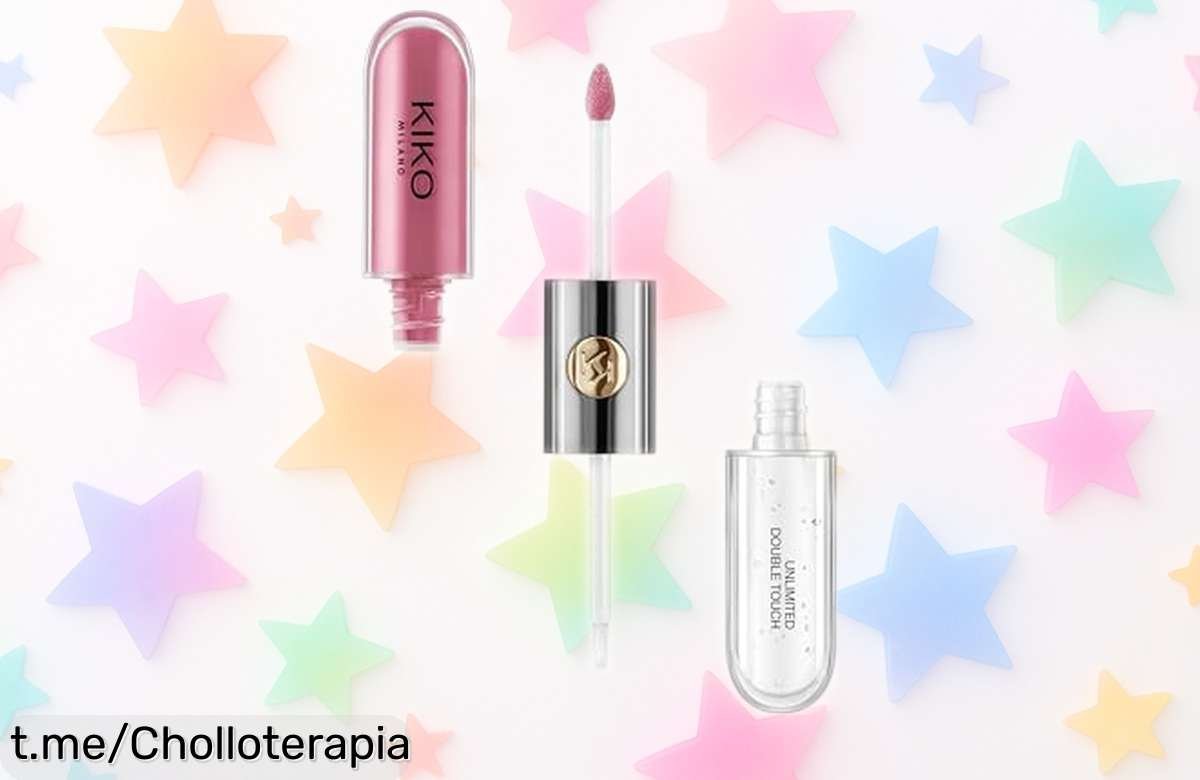 Barra de labios líquida KIKO Milano Unlimited Double Touch 119, el color perfecto que brilla hasta 12 horas y a un precio nunca visto. ¡Hazlos resplandecer sin detenerte!