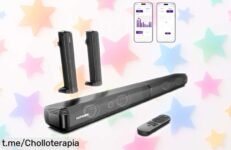 Barra de sonido ULTIMEA Apollo S40 Pro: Súper graves ajustables y voces nítidas a un precio tirado para vivir la emoción del cine en casa como nunca ¡No te lo pierdas!