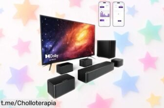 Barra de sonido ULTIMEA Poseidon D80: sumérgete en el cine en casa con un sonido 3D envolvente brutal y llévatela a un precio loco que no volverá. ¡Hazlo tuyo ya!