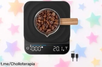 Báscula de café RENPHO con temporizador y precisión, ¡ahora a un precio sorprendente! Prepara el espresso perfecto y despierta tu pasión cafetera hoy mismo.