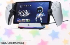 Base de carga magnética PowerA para PlayStation Portal, iluminada y resistente: ¡chollo increíble para tenerlo todo listo a velocidad máxima!