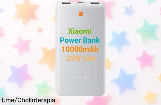 Batería portátil Xiaomi Power Bank 10000mAh: carga rápida y tres puertos a un precio loco, ¡asegura que tus dispositivos nunca se queden sin energía!
