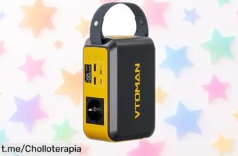 Batería solar portátil VTOMAN Jump 100: ¡Carga en solo 1,4h y llévate la energía donde quieras! Aprovecha este super chollo antes de que se agote.