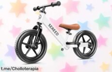 Bicicleta sin pedales SEREED para niños, súper ligera y resistente, ¡un ofertón que no se repite! Que tu peque disfrute del paseo mientras crece al mismo tiempo. Compra ya y aprovecha esta oportunidad única.