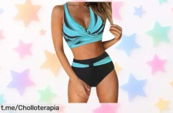 Bikini de mujer con estampado floral y control de vientre, ¡ofertón espectacular que realza tu figura! Aprovecha la oportunidad y luce fabulosa en tus días de playa.