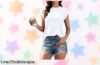 Blusa blanca básica SENBATU, con cuello redondo y estilo moderno: ¡ofertón irresistible que hará brillar tu look en la oficina o el fin de semana! No te quedes sin la tuya.