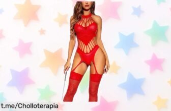 Bodystocking sexy de RSLOVE que desata pasiones: diseño espectacular y tela resistente a precio loco, ¡no te lo pierdas y echa fuego en tus noches especiales!
