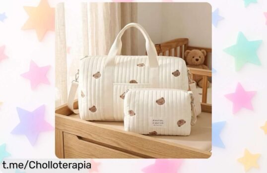 Bolsa cambiadora de pañales Hinatdd 2 para bebé a precio que no cuadra, ideal para estar siempre listo y hacer la crianza más fácil; ¡no te quedes sin la tuya hoy!