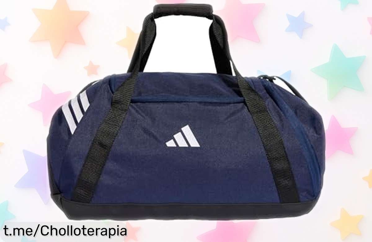 Bolsa de deporte adidas Tiro mediana a precio loco: resistente, con cremallera y un ofertón que hará que tus entrenos sean más fáciles y cómodos. ¡No te lo pierdas ya!