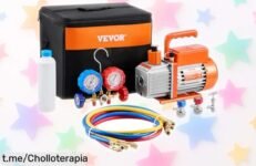 Bomba de vacío para aire acondicionado VEVOR 3,5 CFM: una locura de ofertón que prepara tu equipo como nuevo y a un precio rebajado ¡no lo dejes ir!