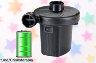 Bomba inflable eléctrica EAFC 220V/12V con 3 boquillas, ideal para tus días de acampada. Oportunidad única: llévala a casa y disfruta al máximo cada momento fuera.